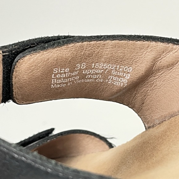 Dansko Vienna Slide Sandals Womens EU 38 US 7.5-8 Black Leather Comfort Shoes - Picture 7 of 8